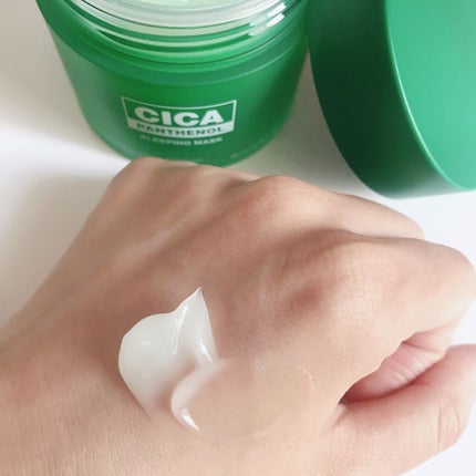 シカパンテノールスリーピングマスク/SNP/フェイスクリームを使ったクチコミ(4枚目)