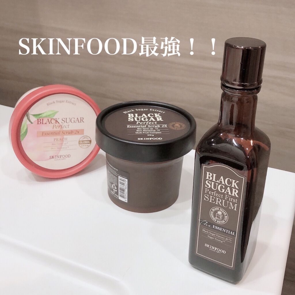 ブラックシュガー パーフェクト エッセンシャル スクラブ2X/SKINFOOD/洗い流すパック・マスクを使ったクチコミ（1枚目）