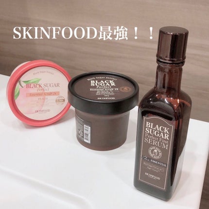 ブラックシュガー パーフェクト ファーストセラム ザ・エッセンシャル/SKINFOOD/美容液を使ったクチコミ(1枚目)