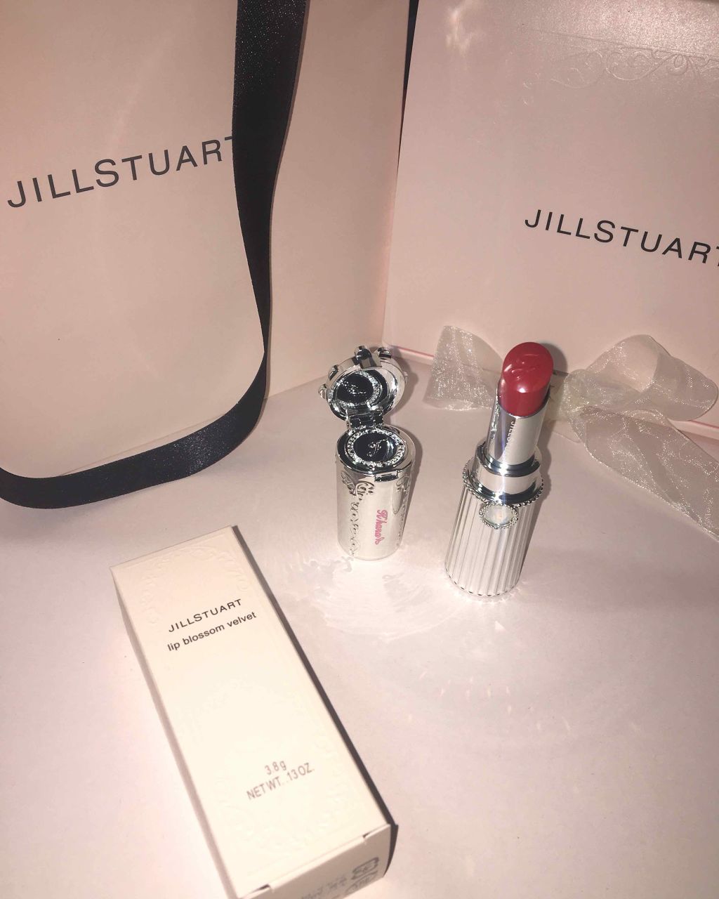 ジルスチュアート リップブロッサム ベルベット/JILL STUART/口紅を使ったクチコミ（1枚目）