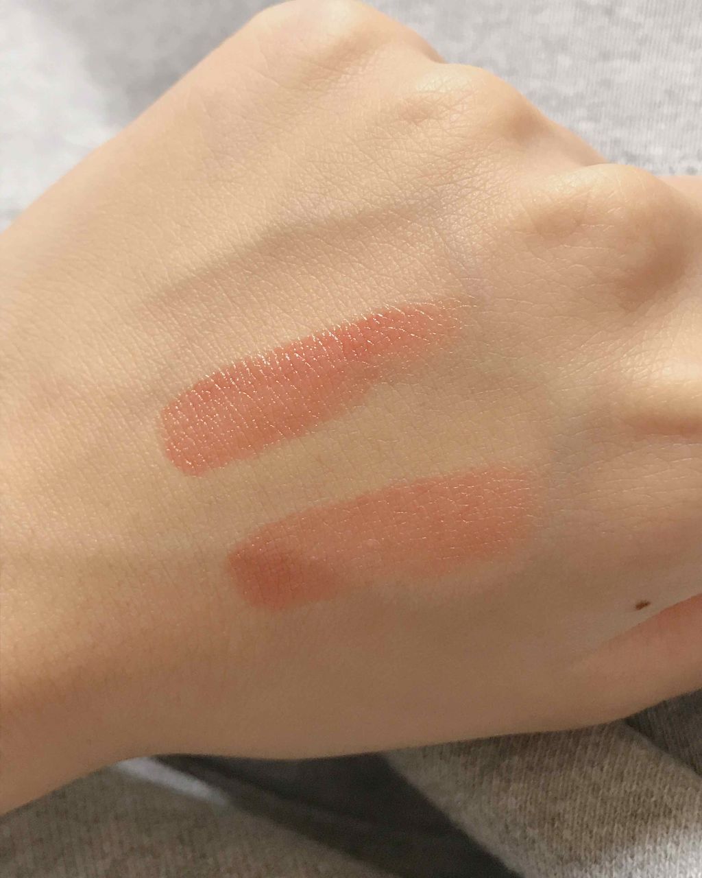 ラスティンググロスリップ/CEZANNE/口紅を使ったクチコミ(4枚目)