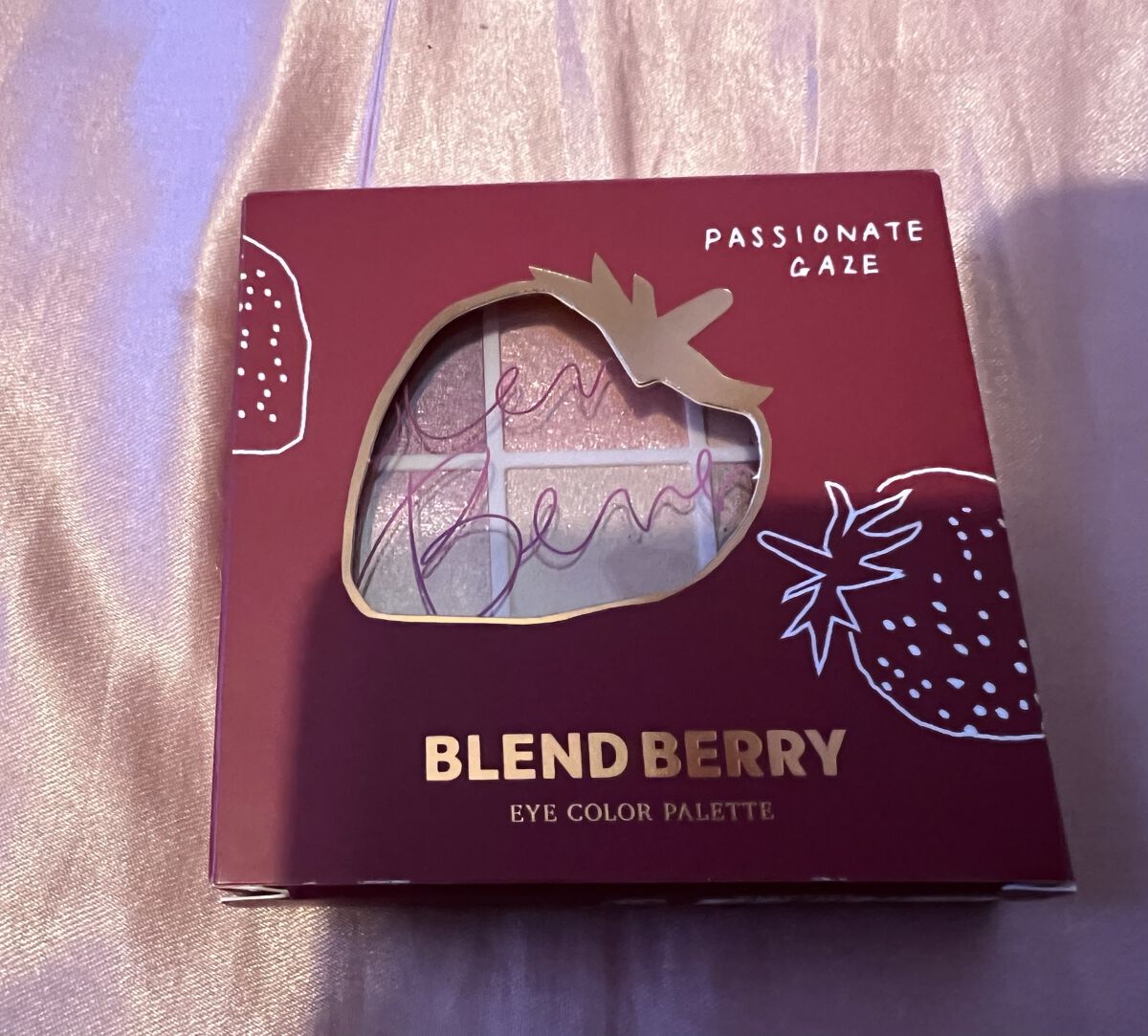 オーラクリエイション/BLEND BERRY/アイシャドウパレットを使ったクチコミ（1枚目）