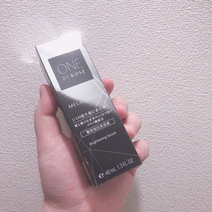 メラノショット W/ONE BY KOSE/美容液を使ったクチコミ(1枚目)