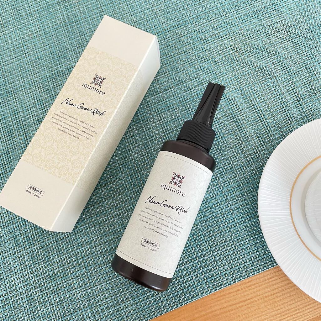 ナノグロウリッチ/iqumore/頭皮ローションを使ったクチコミ(2枚目)