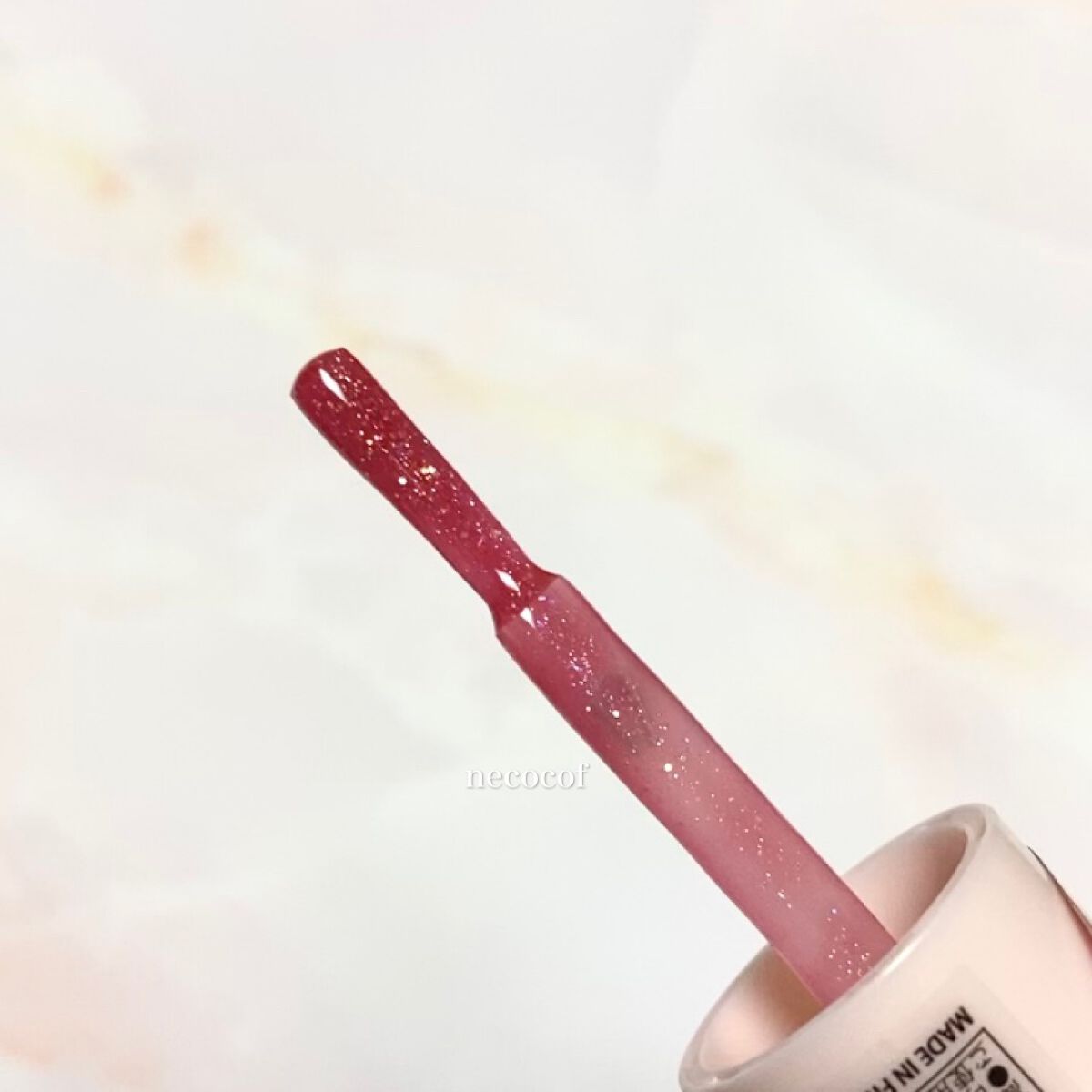 ナチュラルネイルカラーN 174 イチゴシロップ/デュカート/マニキュアを使ったクチコミ（2枚目）