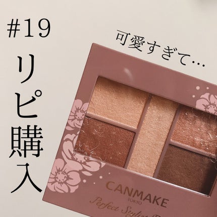 パーフェクトスタイリストアイズ/キャンメイク/アイシャドウパレットを使ったクチコミ(1枚目)