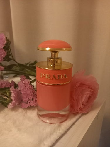 PRADA BEAUTY キャンディ グロス オーデトワレのクチコミ「チェリーのスイーツ🍒💄プラダ✨キャンディ グロス オーデトワレ
【使った商品】
プラダ　キャン.....」（1枚目）