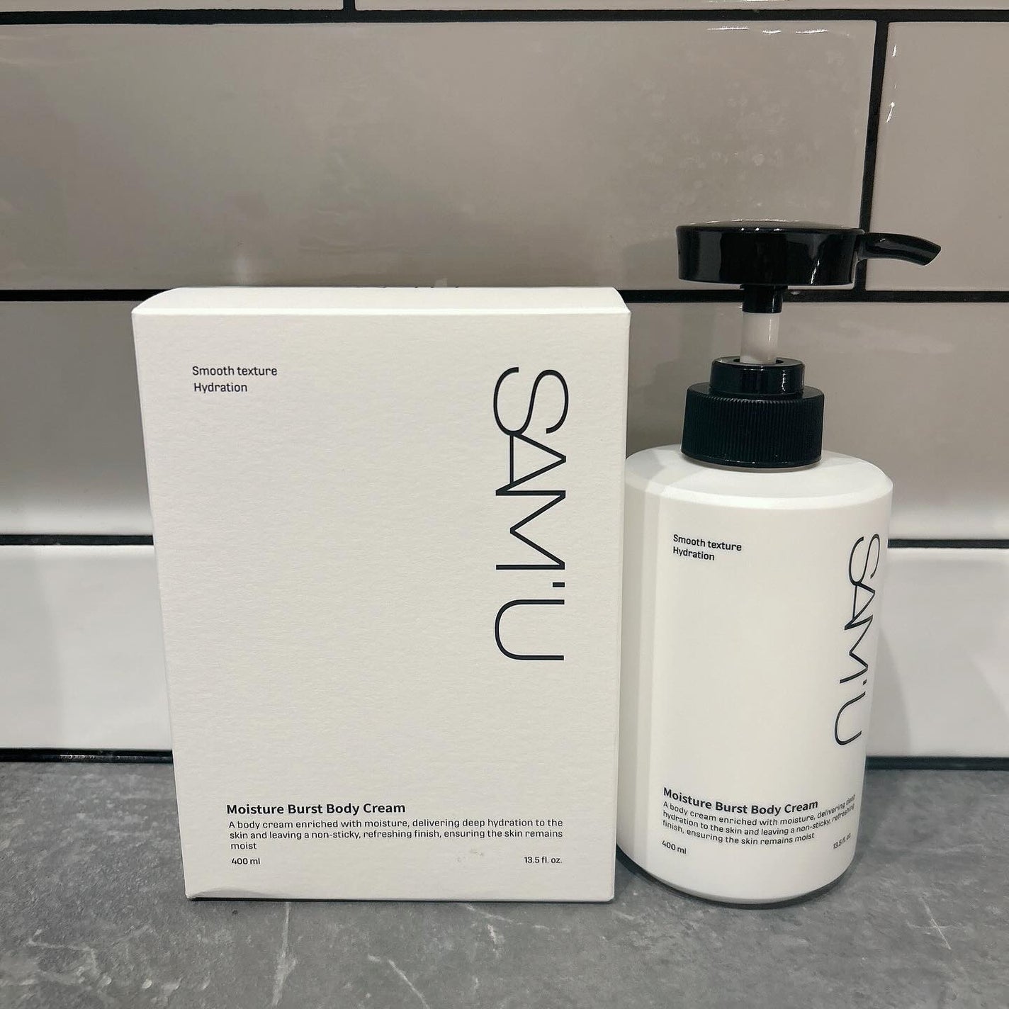 モイスチャーバーストボディクリーム/SAM'U/ボディクリームを使ったクチコミ(1枚目)