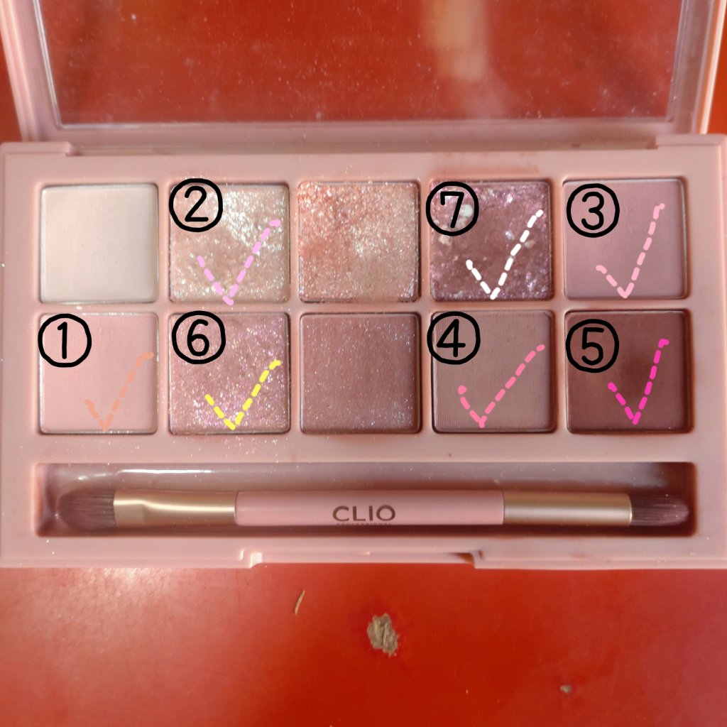 プロ アイ パレット/CLIO/アイシャドウパレットを使ったクチコミ（2枚目）