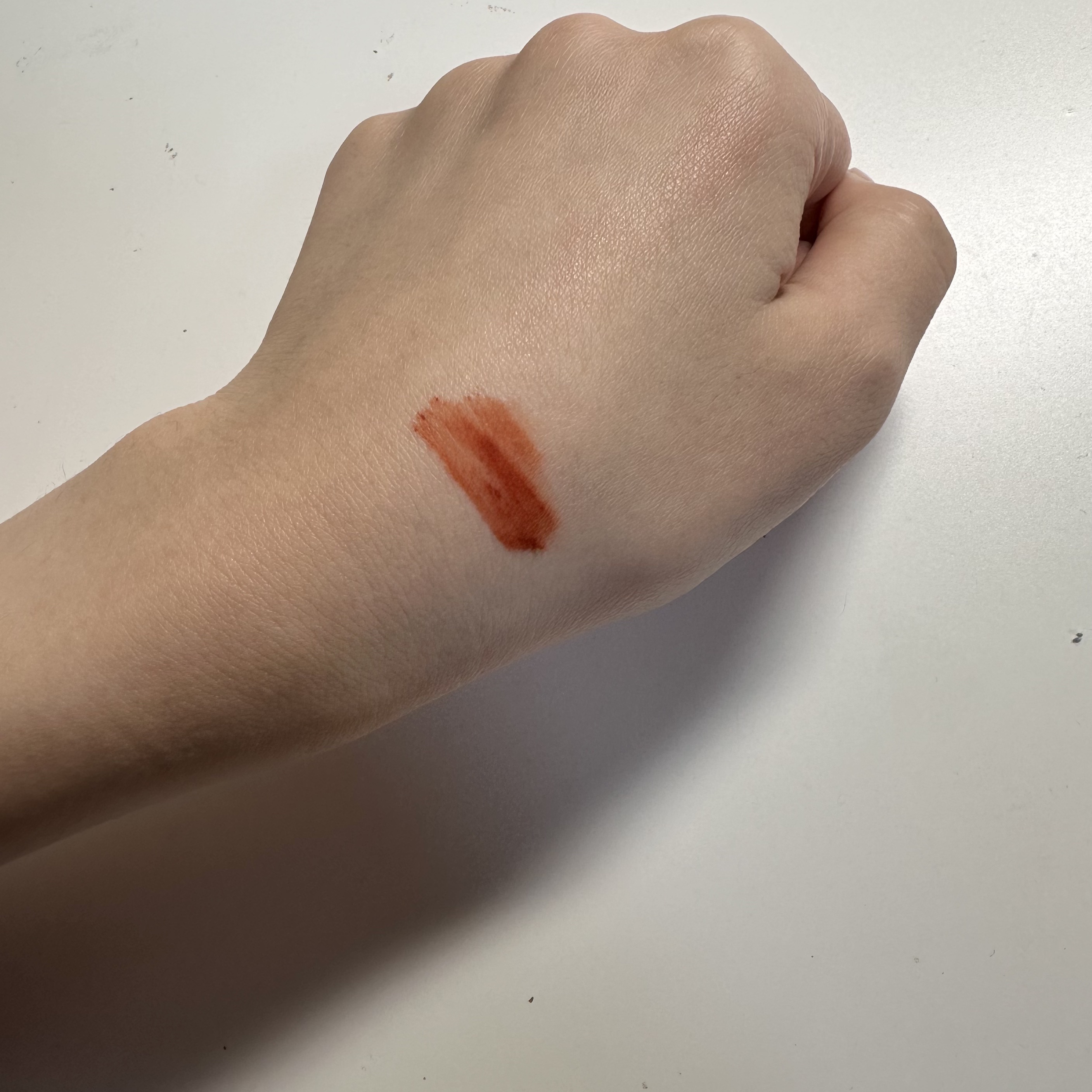 スーパーマットリップ＆チークマッド EM20 キョウトカメリア/INTO U/口紅を使ったクチコミ（2枚目）