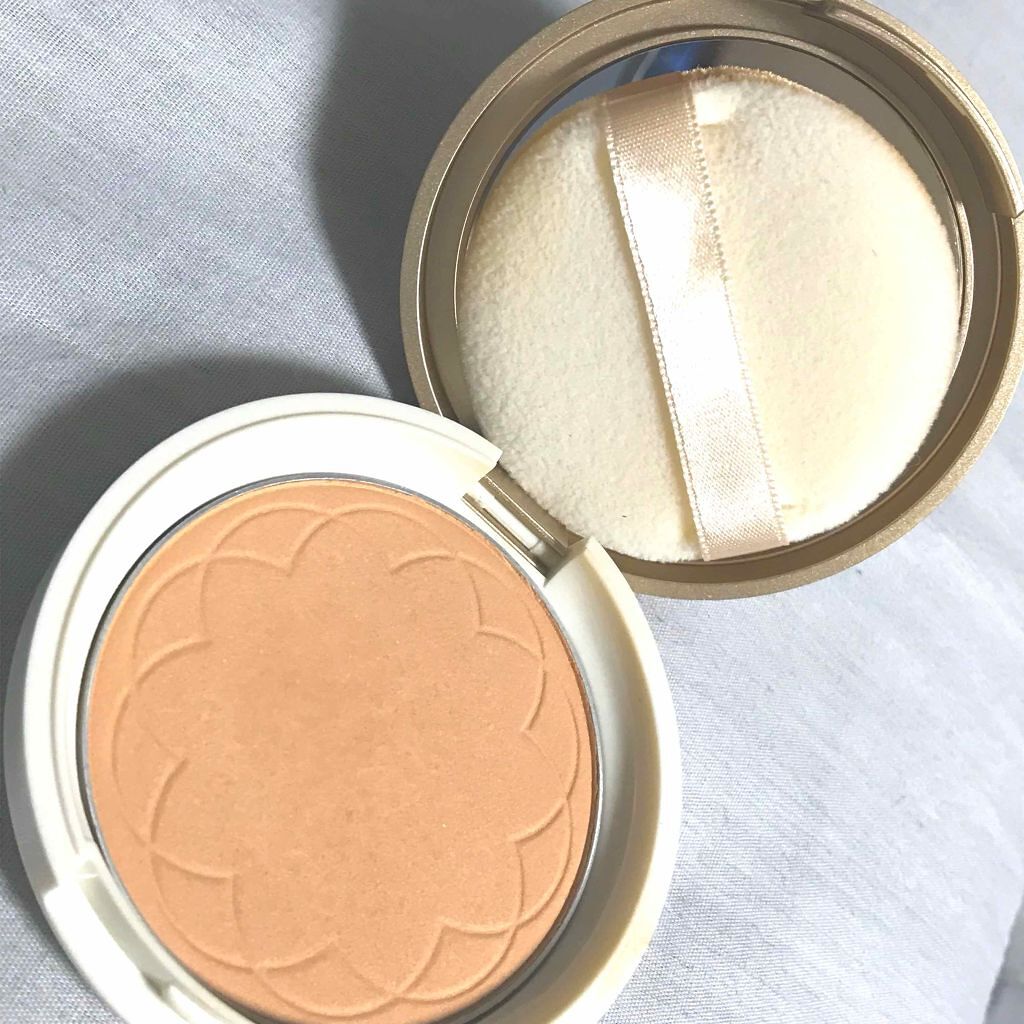 UVシルクフェイスパウダー/CEZANNE/プレストパウダーを使ったクチコミ（2枚目）