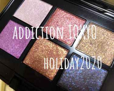 ホリデー アディクション “イリディセント ユーフォリア” EYESHADOW PALLETE L/ADDICTION/メイクアップキットを使ったクチコミ（1枚目）