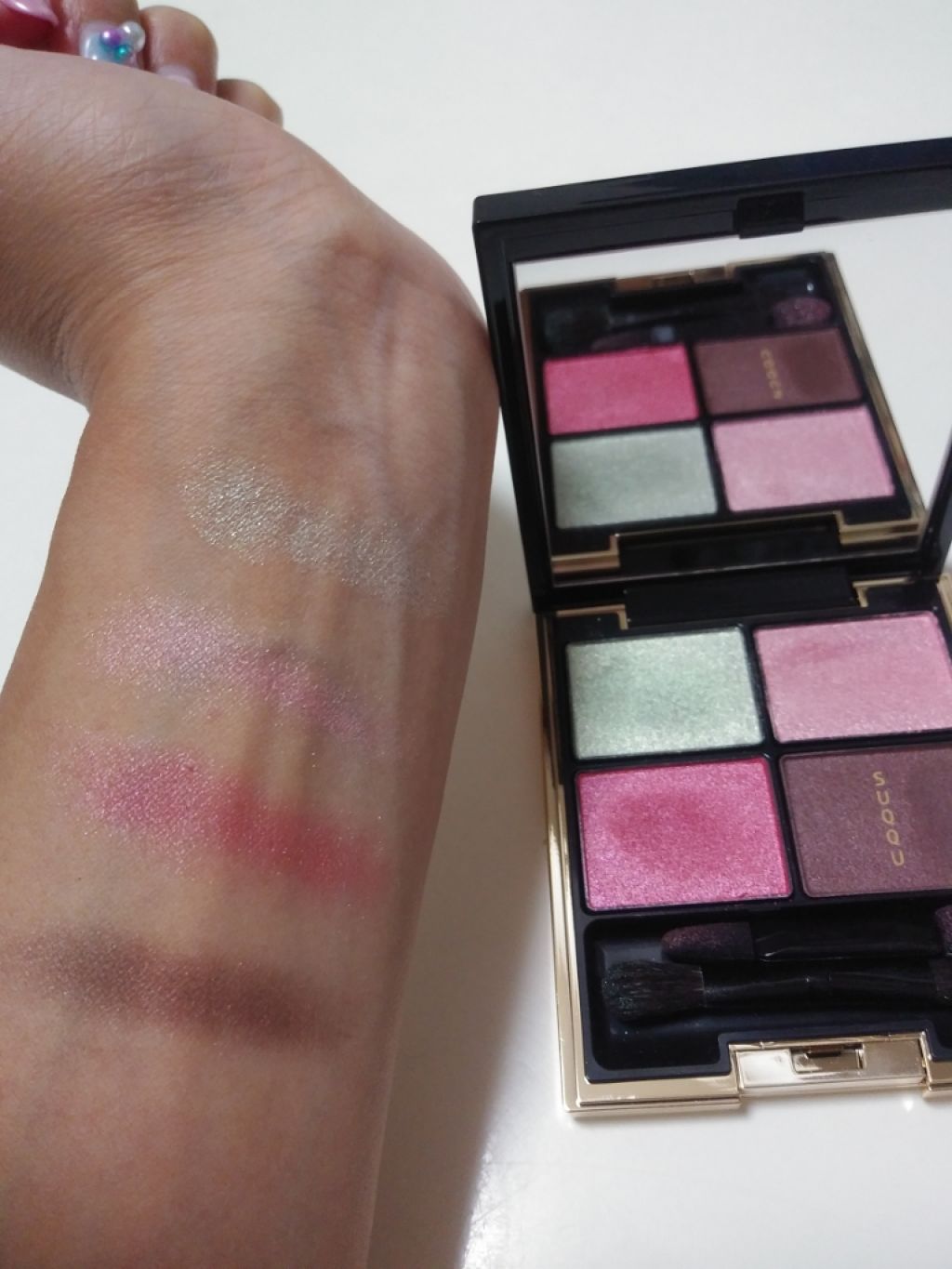 デザイニング カラー アイズ/SUQQU/アイシャドウパレットを使ったクチコミ（2枚目）