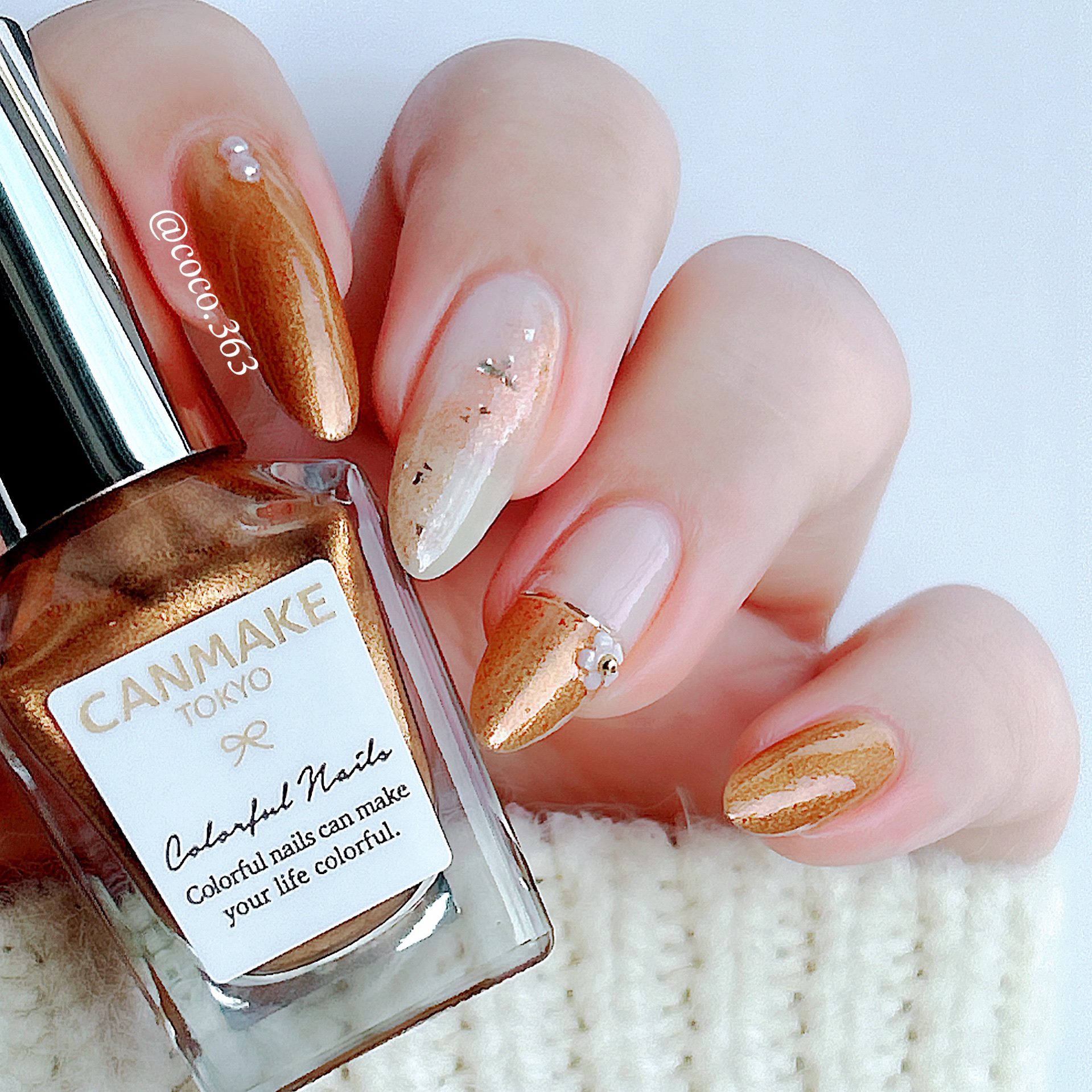 カラフルネイルズ/キャンメイク/マニキュアを使ったクチコミ（3枚目）