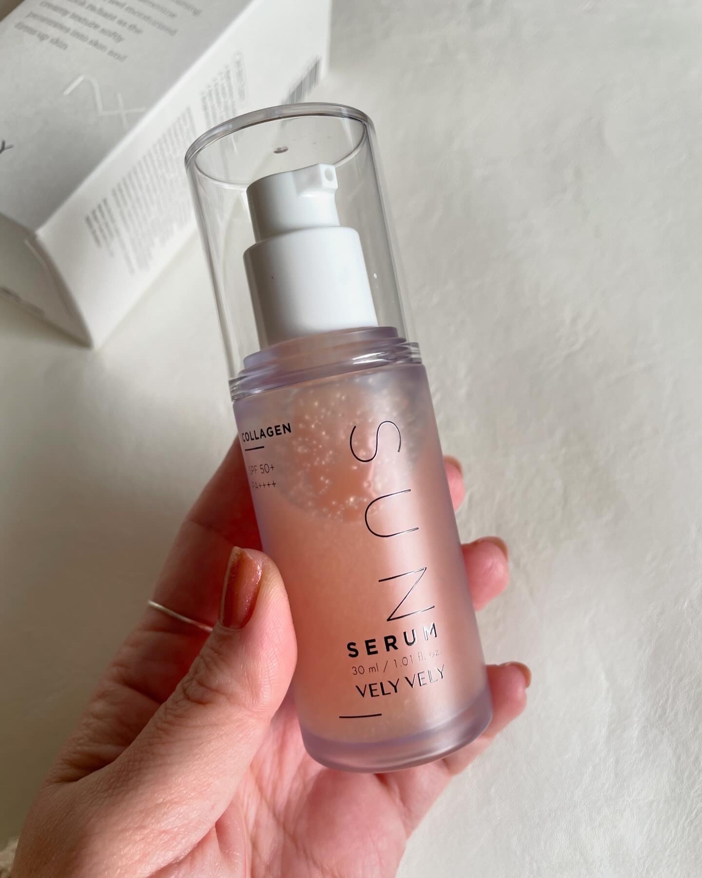 ハリケアコラーゲンサンセラム/VELY VELY/日焼け止めジェルを使ったクチコミ（2枚目）