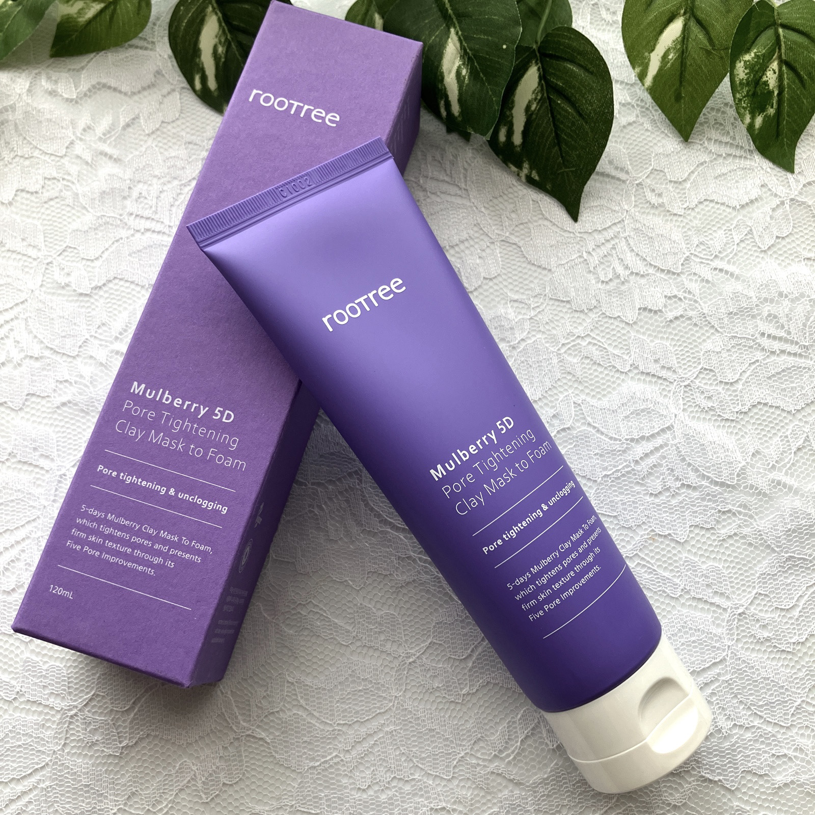 マルベリー5重 ポア タイトニングクレイマスクトゥフォーム/rooTree/洗い流すパック・マスクを使ったクチコミ（2枚目）