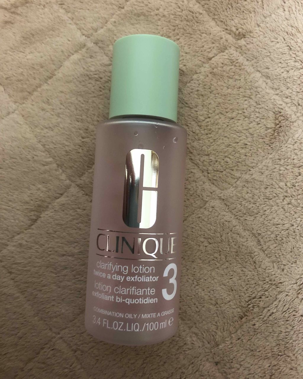 クラリファイング ローション 3/CLINIQUE/拭き取り化粧水を使ったクチコミ（1枚目）