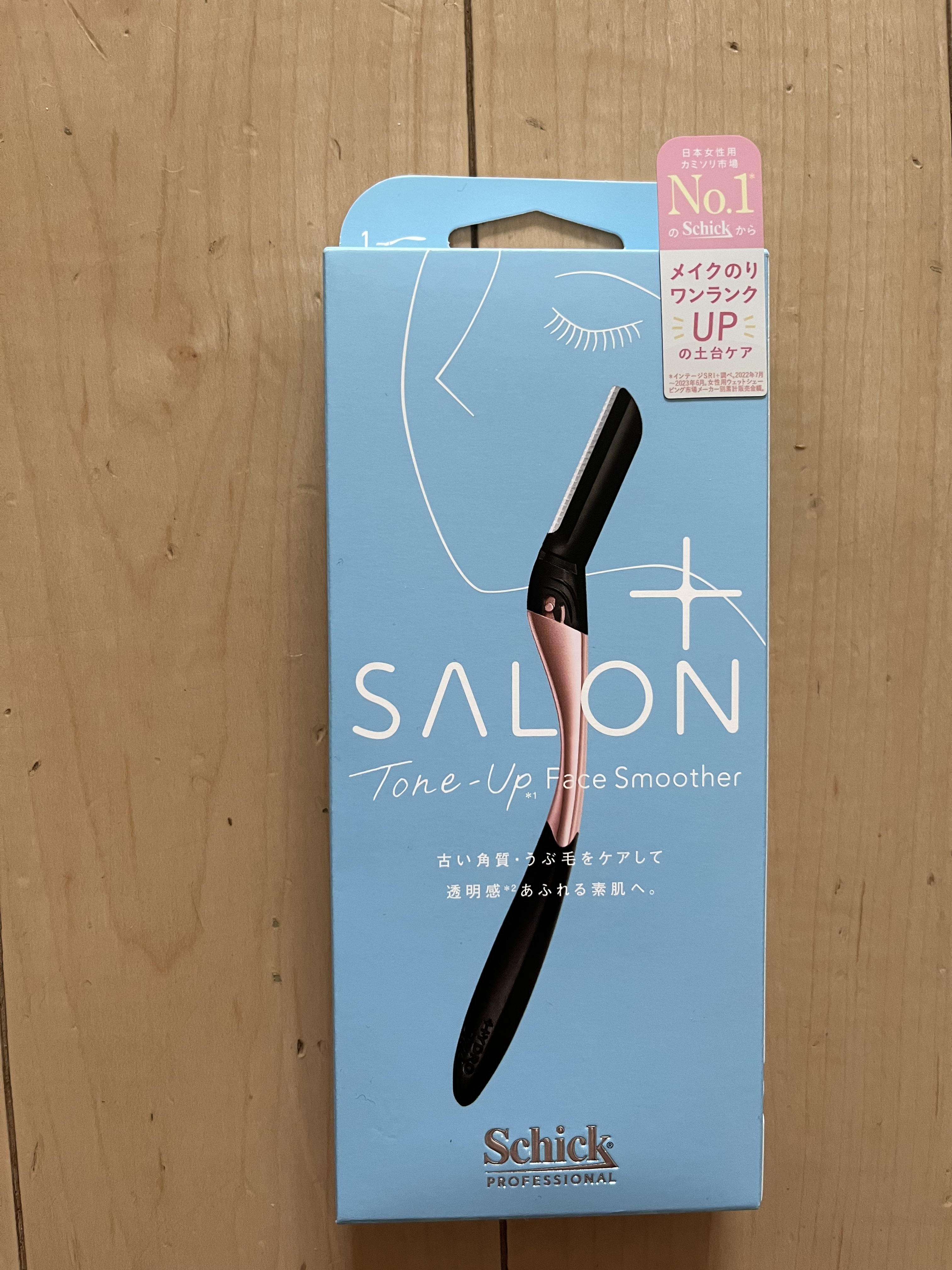 サロンプラス トーンアップ フェイススムーサー ホルダー（刃付き）/サロンプラス/シェーバーを使ったクチコミ（1枚目）