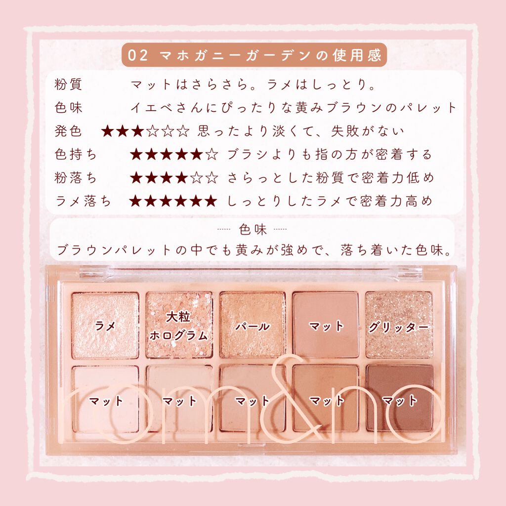 ベターザンパレット/rom&nd/アイシャドウパレットを使ったクチコミ(4枚目)