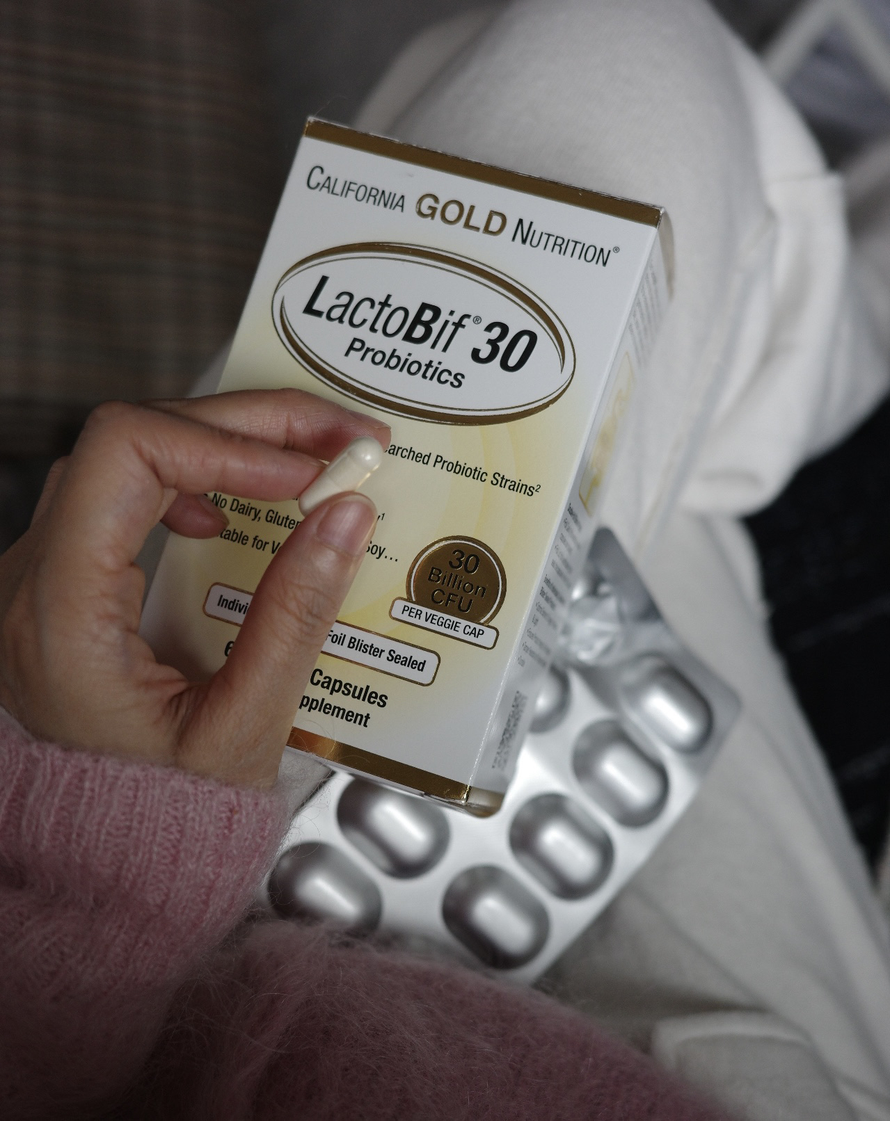 ラクトビフ プロバイオティクス/CALIFORNIA GOLD NUTRITION/健康サプリメントを使ったクチコミ（1枚目）