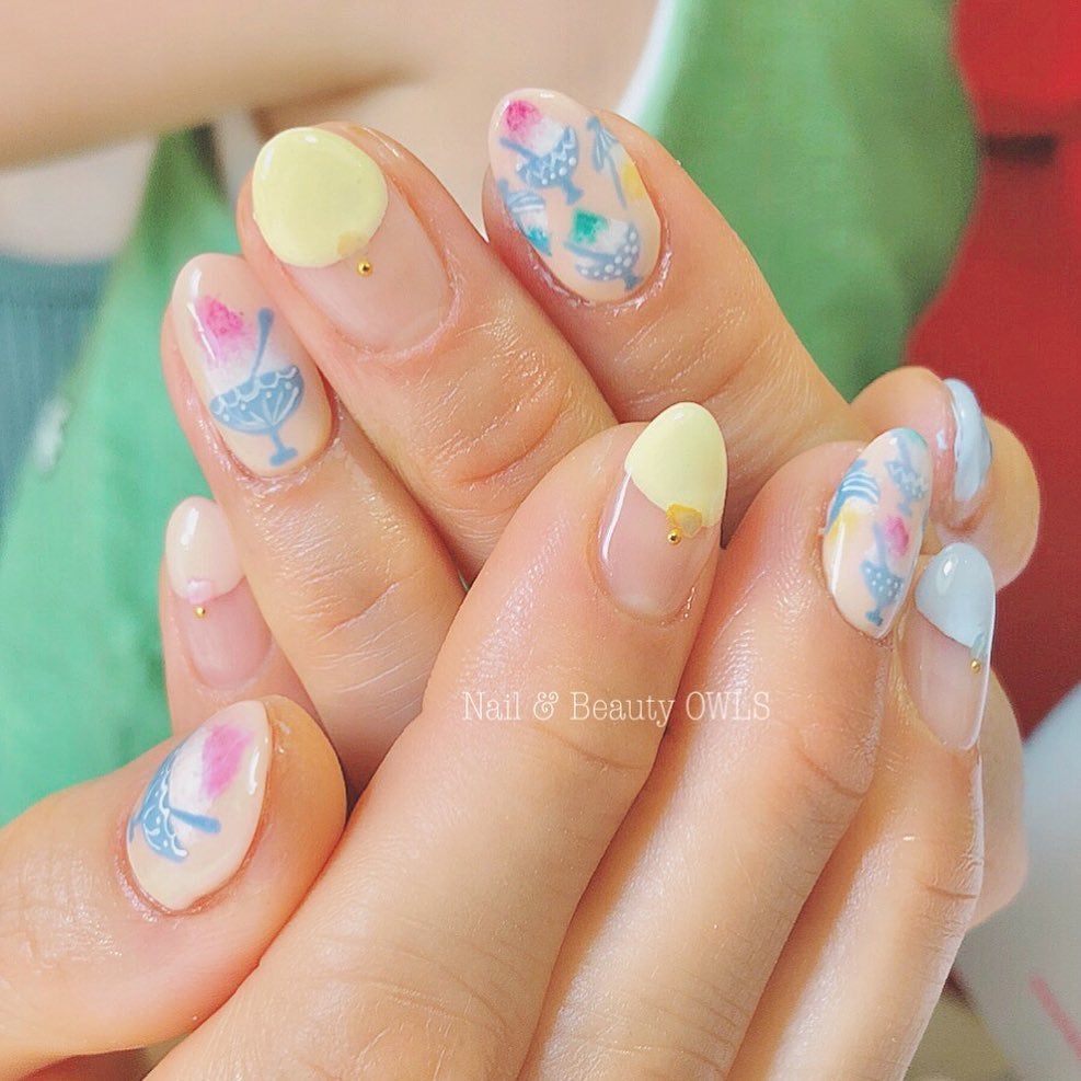 ぴよこれいと あうるす on LIPS 「お持ち込み画像を少しアレンジ🤏かき氷は何味派ですか?🍧おしゃれ..」(2枚目)