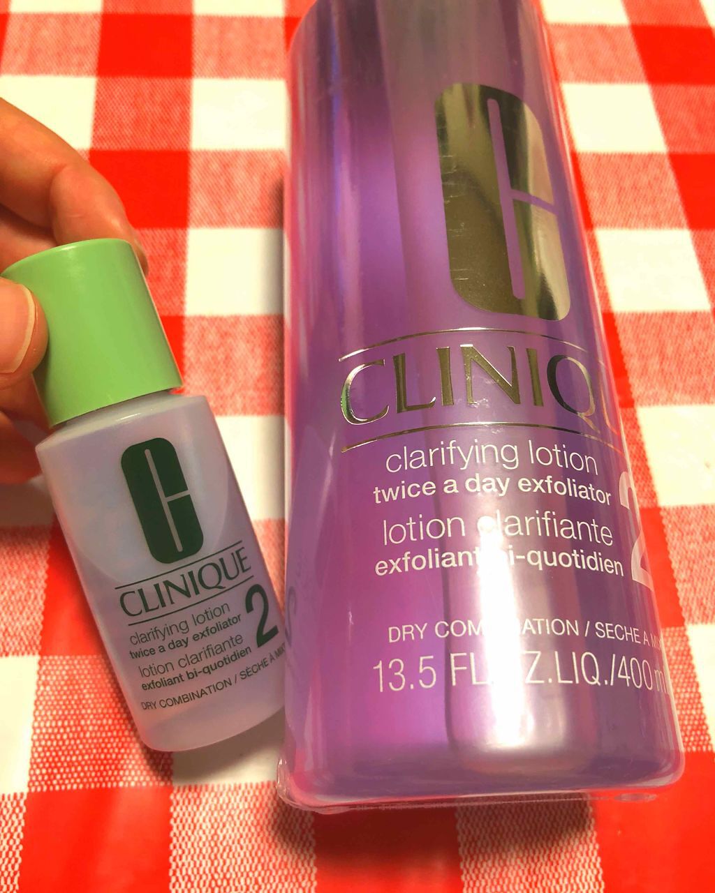クラリファイング ローション 2/CLINIQUE/拭き取り化粧水を使ったクチコミ(2枚目)