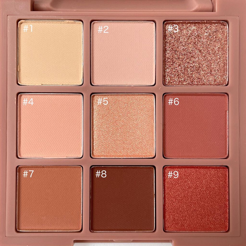 ムードナインマルチパレット/ShionLe/アイシャドウパレットを使ったクチコミ(2枚目)