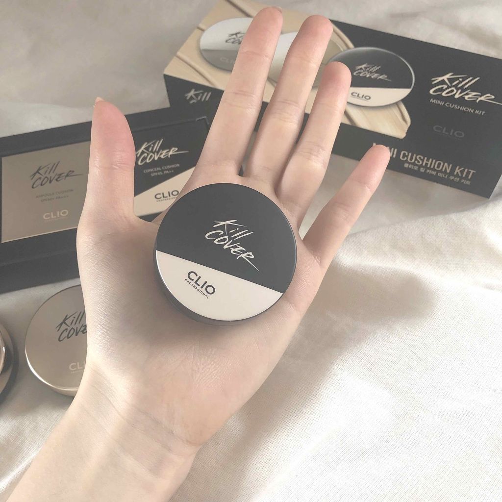 キル カバー コンシール クッション/CLIO/クッションファンデーションを使ったクチコミ（2枚目）