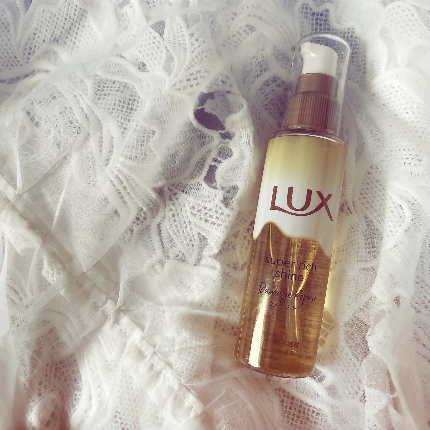 スーパーリッチシャイン ダメージリペア とろとろ補修ヘアオイル/LUX/ヘアオイルを使ったクチコミ(1枚目)