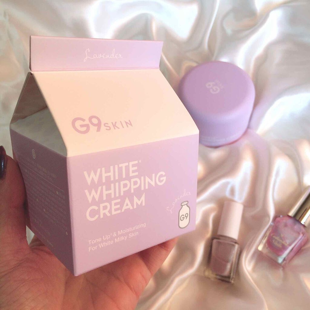 WHITE WHIPPING CREAM(ウユクリーム)/G9SKIN/化粧下地を使ったクチコミ（2枚目）