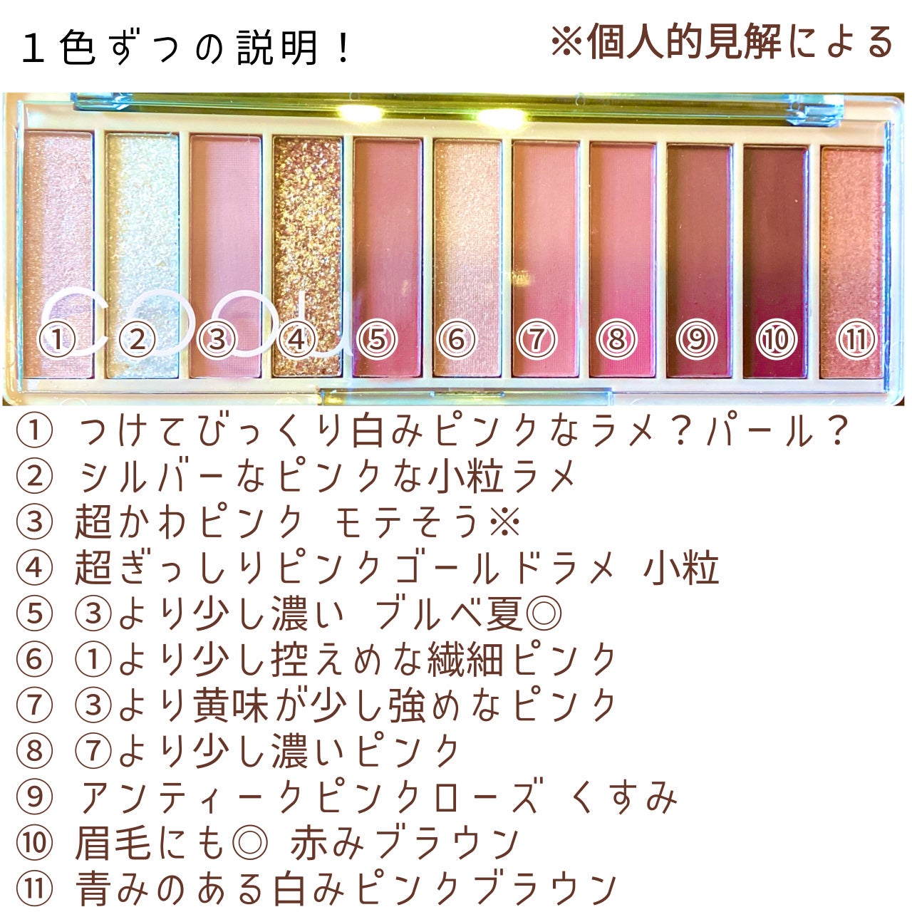 アイシャドウパレット/coou/アイシャドウパレットを使ったクチコミ(3枚目)