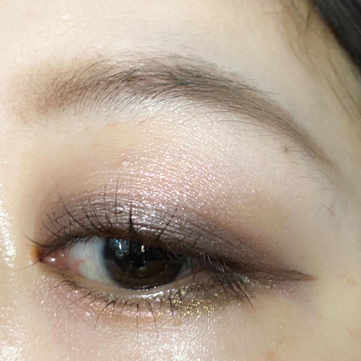 ザ リキッド アイシャドウ　ウルトラスパークル 005 Awful Good Girl/ADDICTION/リキッドアイシャドウを使ったクチコミ（3枚目）