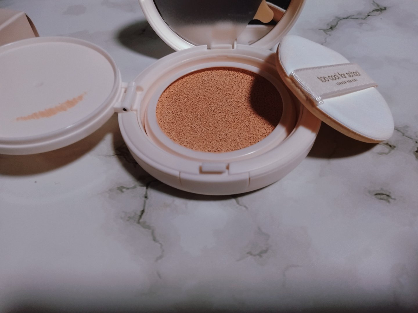 フィクシングヌードフィットクッション/too cool for school/クッションファンデーションを使ったクチコミ（2枚目）