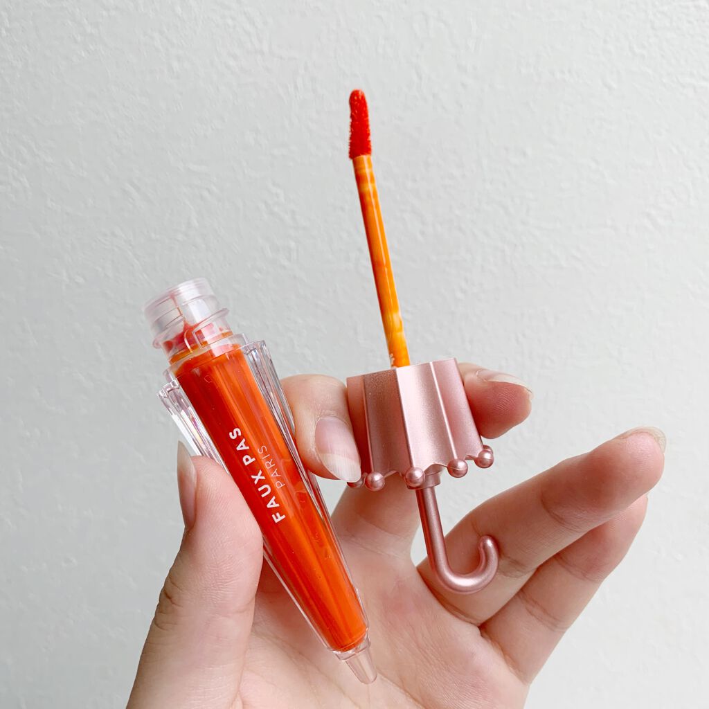 ウォーターアンブレラティント リップ/FAUX PAS PARIS/リップティントを使ったクチコミ(2枚目)