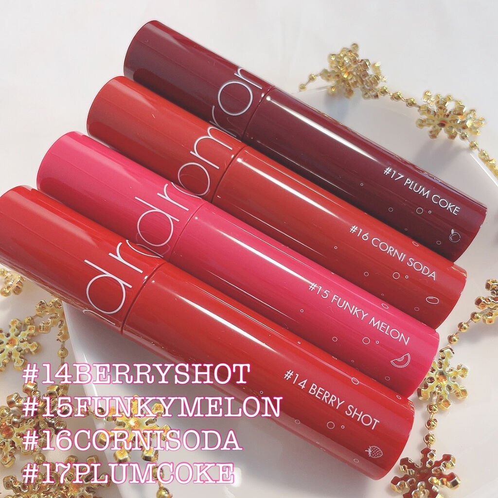 ジューシーラスティングティント/rom&nd/リップティントを使ったクチコミ（1枚目）