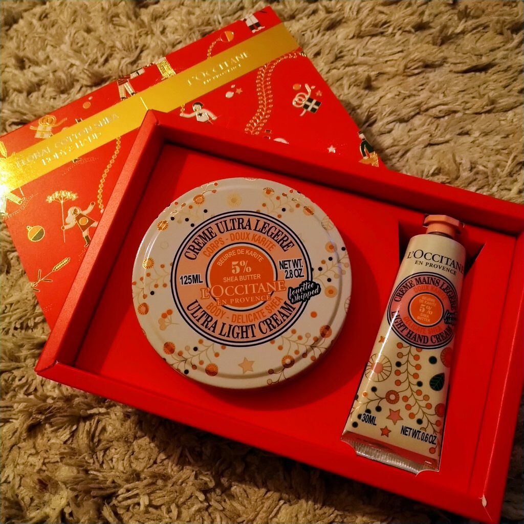 L'OCCITANE フローラルコットン スノーシア ボディ＆ハンド