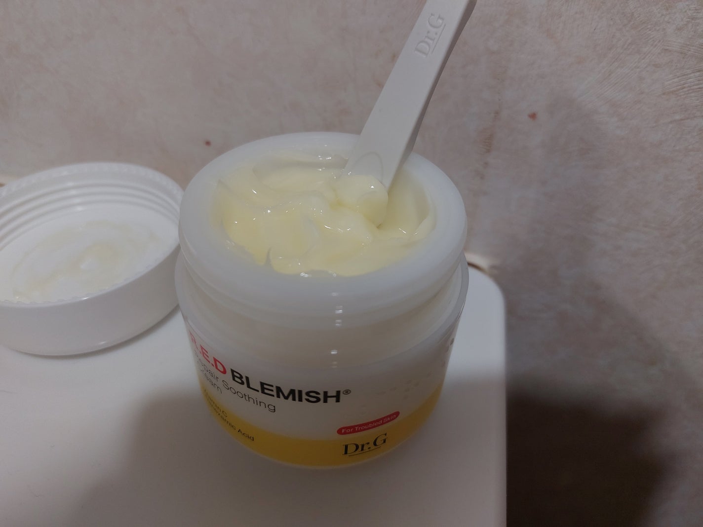 レッドブレミッシュ リペアスージングクリーム/Dr.G/フェイスクリームを使ったクチコミ(2枚目)