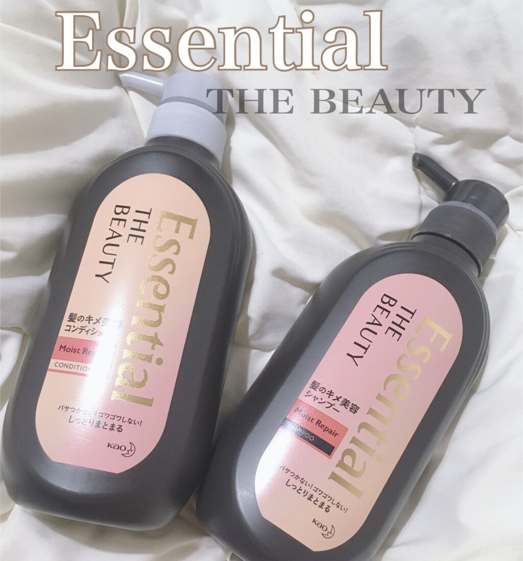 THE BEAUTY 髪のキメ美容シャンプー／コンディショナー＜モイストリペア＞	/エッセンシャル/市販シャンプーを使ったクチコミ（1枚目）