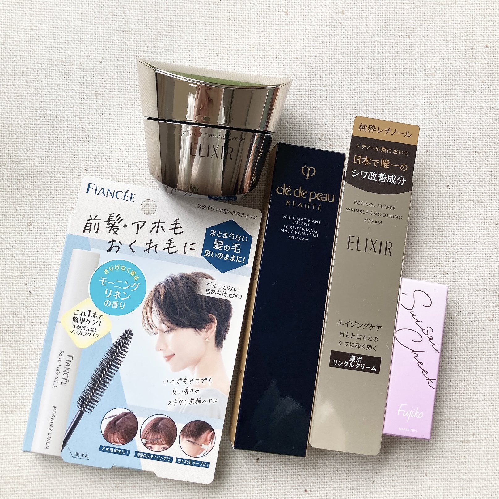 ポイントヘアスティック モーニングリネン/フィアンセ/ヘアスタイリングを使ったクチコミ（1枚目）