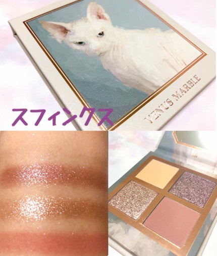 Venus Marble アイシャドウキャットシリーズ/Venus Marble/アイシャドウパレットを使ったクチコミ(1枚目)
