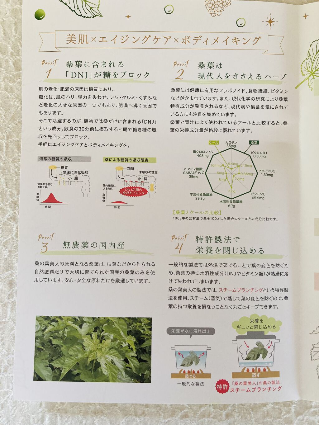 桑の葉美人/ポリシー化粧品/青汁を使ったクチコミ（3枚目）