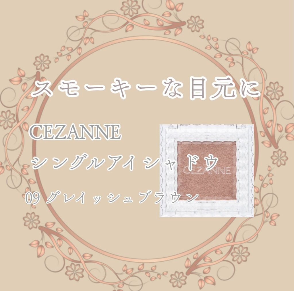 シングルカラーアイシャドウ/CEZANNE/単色アイシャドウを使ったクチコミ(1枚目)