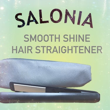 SALONIA スムースシャイン ストレートヘアアイロン グレー 24mmのクチコミ「最近使ってたヘアアイロンが壊れてしまってSALONIAのスムースシャイン ストレートヘアアイロ.....」（1枚目）