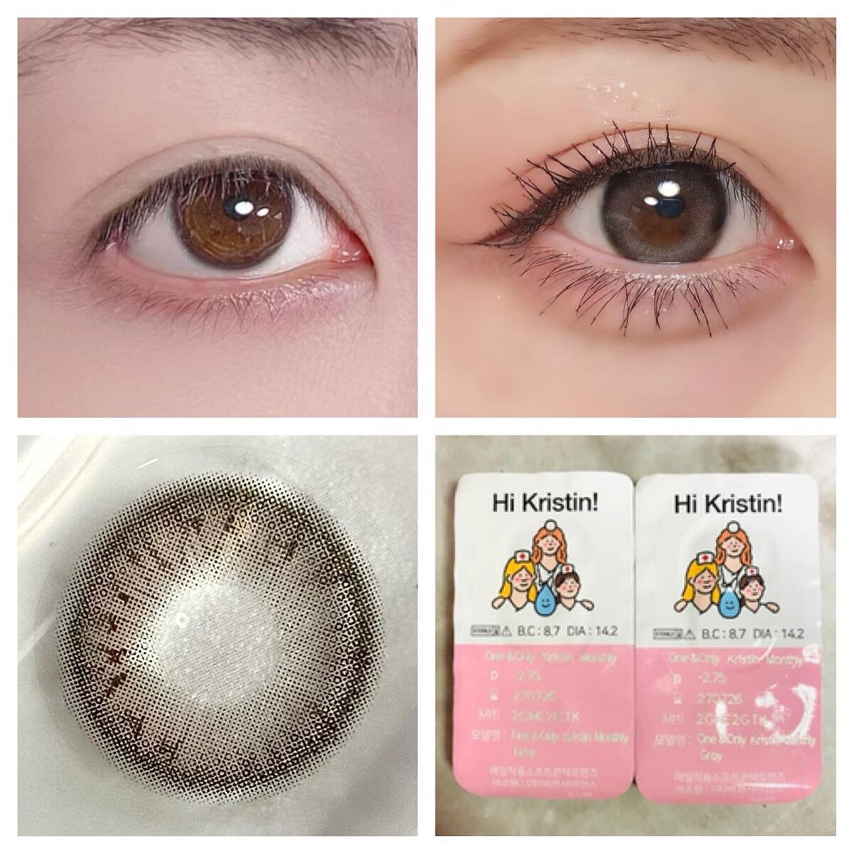 One & Only Kristin/Hapa kristin/カラーコンタクトレンズを使ったクチコミ（2枚目）