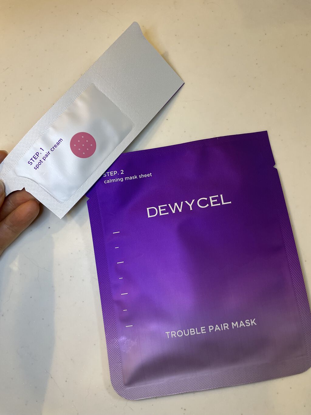 トラブルペアーマスク/DEWYCEL/シートマスク・パックを使ったクチコミ（2枚目）