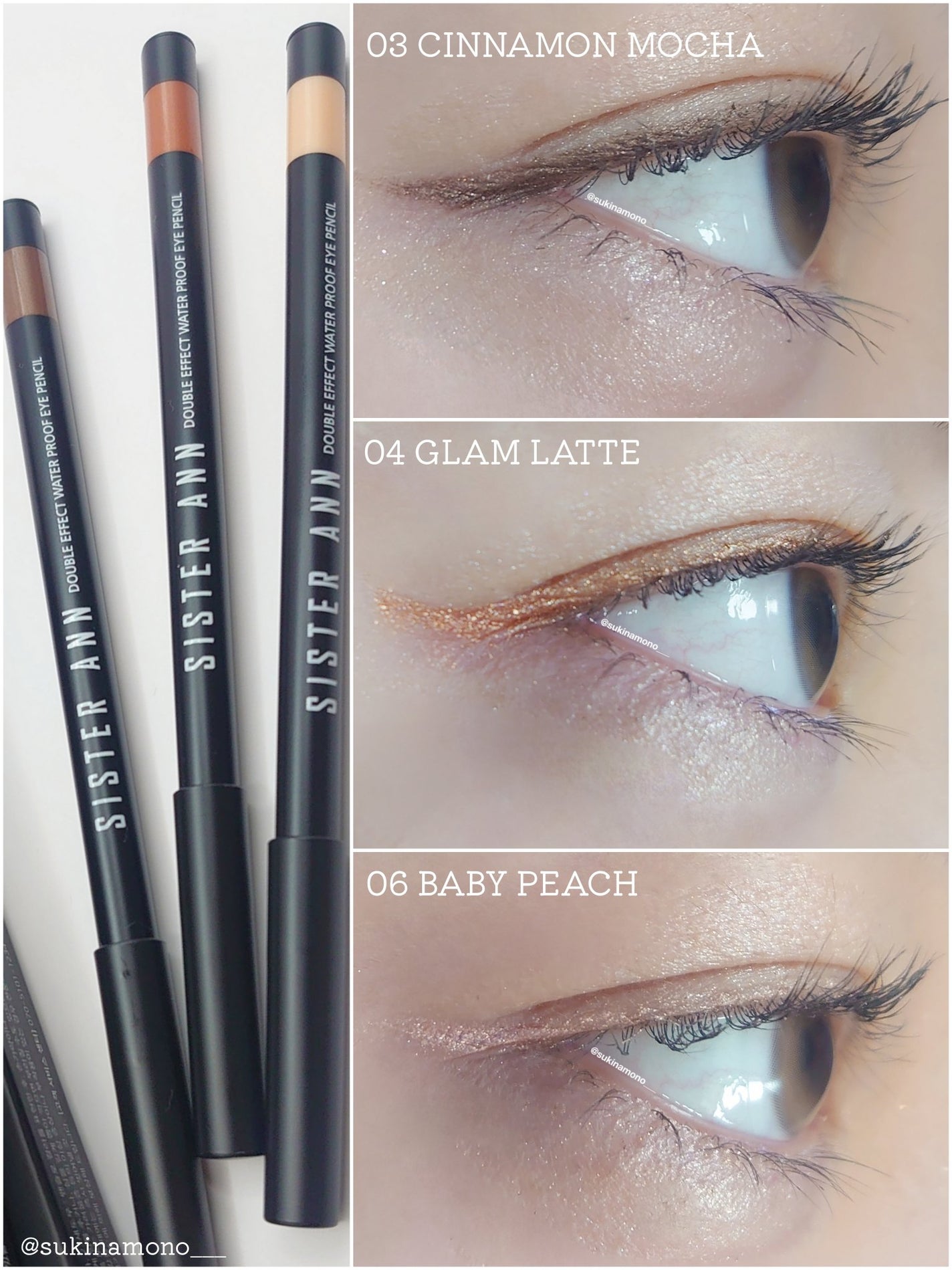 ウォータープルーフペンシルアイライナー/SISTER ANN/ペンシルアイライナーを使ったクチコミ(5枚目)