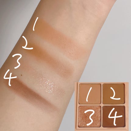 ベターザンアイズ/rom&nd/アイシャドウパレットを使ったクチコミ(2枚目)