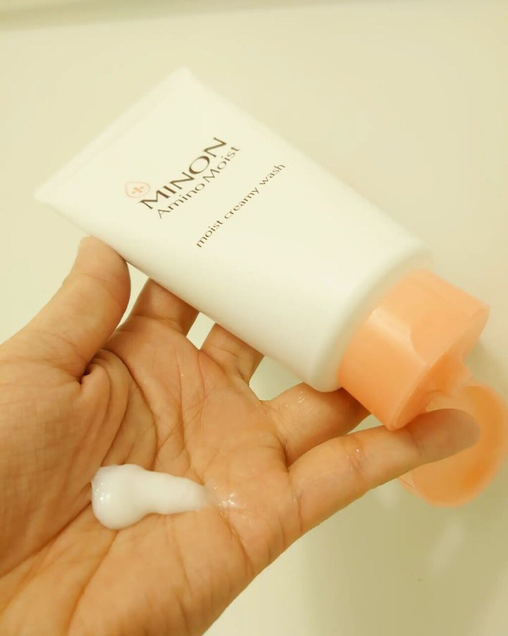 アミノモイスト モイストクリーミィ ウォッシュ/ミノン/洗顔フォームを使ったクチコミ（2枚目）