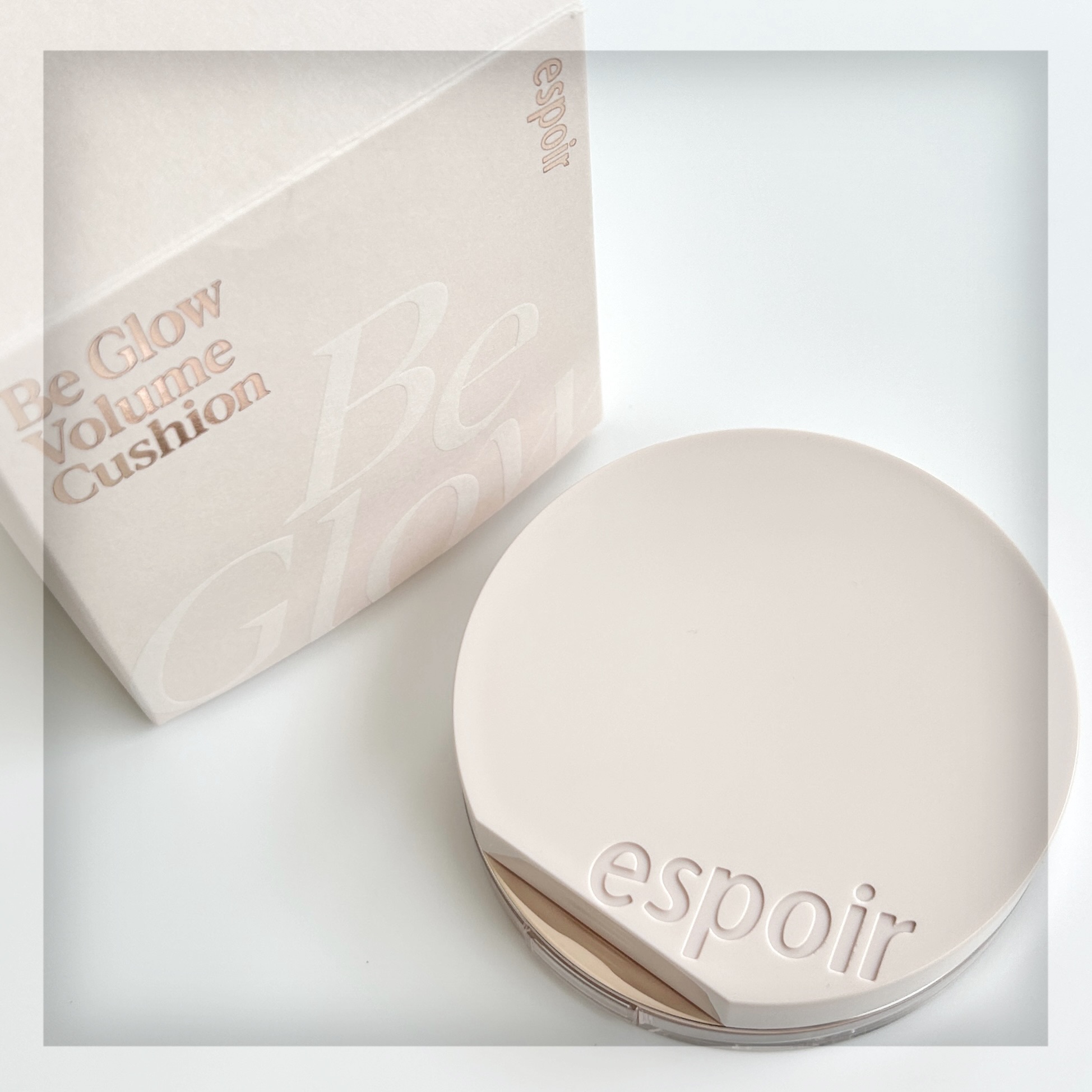 エスポア ビーグロー ボリュームクッション/espoir/クッションファンデーションを使ったクチコミ（1枚目）