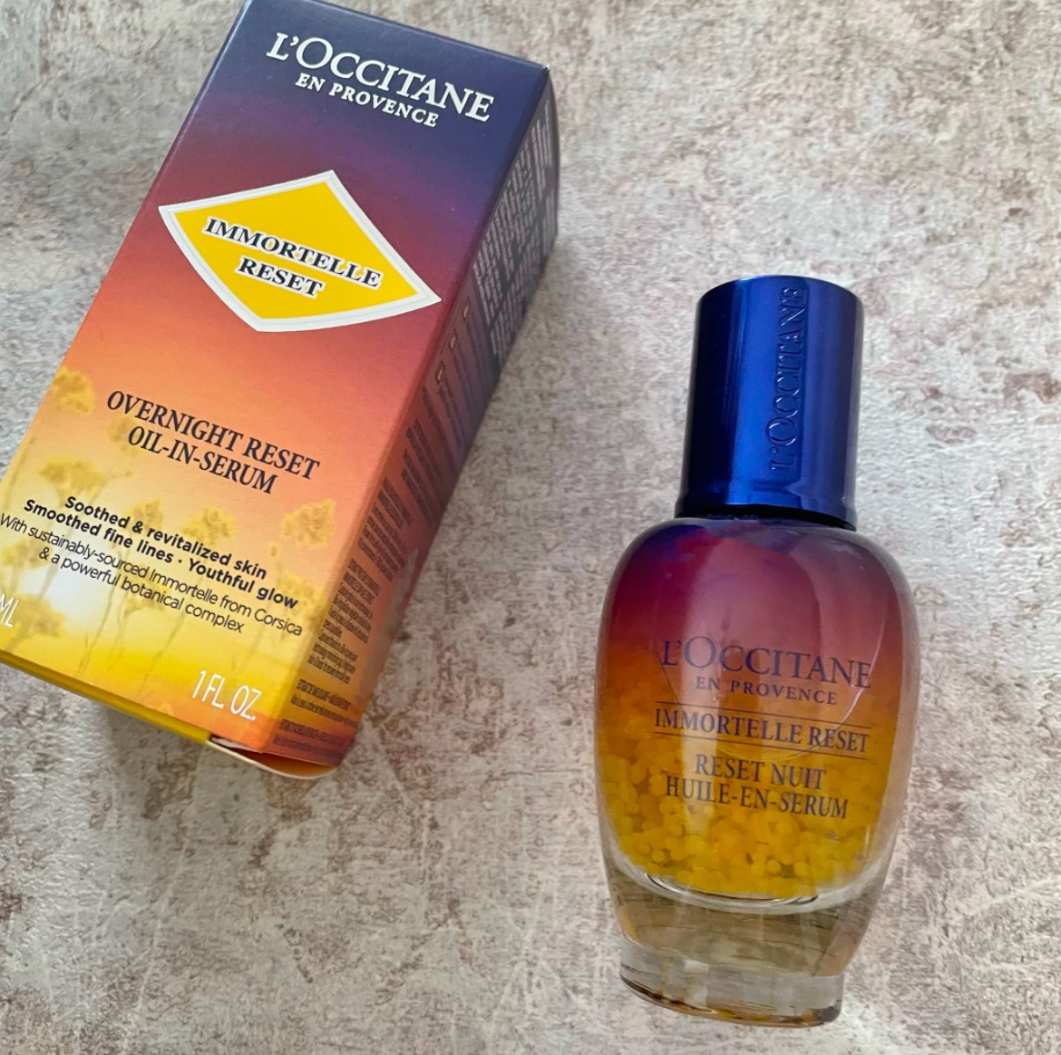 イモーテル オーバーナイトリセットセラム/L'OCCITANE/美容液を使ったクチコミ（1枚目）